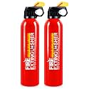 2 Pack Water-Based Fire Extinguishers Class A B C K With Wall Mount