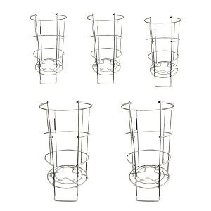 fire extinguisher stand holder for 4kg amp 6kg fire extinguishers white - pack of 5