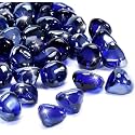 Fire Glass, Cobalt Blue Fire Glass Diamonds