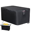 Fire Pit Cover Rectangular 600D Firepit Cover for 40" Gas Fire Pit