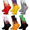 FIRE SOCKS Women Flame Socks Fashion Men