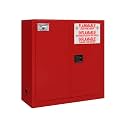 FireKing 30 Gallon Combustible Flammable Safety Cabinet, Automatic Door