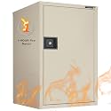 FireKing FireShield Fire Rated Storage Cabinet, Key Lock, Parchment
