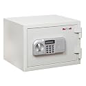 FireKing KF08121WHE One Hour Fire and Water Safe, 0.53 ft3, 16-1/2 x 14 x 11-3/4, White (FIRKF08121WHE)