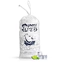 FireKylin 100Pcs 5 lb Drawstring Ice Bags for Ice Storage, Reusable