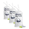 FireKylin Ice Bags 5lb with Drawstring,150 Pack Plastic Ice Bags for Ice Storage