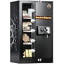 [???????????????????? ????????????????°????] Fireproof Safe - 7.5 Cu Ft Large Safe for Home | ???????? ???????????? Heavy Duty Safes, Fire Proof Safes, Security Safe Box with Digital Keypads for Home Office, Cash, Files,Keypa