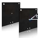 Fireproof Welding Blanket &amp; Pad, 2 Pack 12x12 Inch, 5mm Thick Carbon Felt Heat Resistant Mat, Flame-Retardant Torch Flame Protector for HVAC, Soldering, and Welding