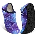 Fires Womens Mens Slippers with Rubber Sole Soft-Lightweight House Slipper Socks Around House Shoes Non Slip Indoor/Outdoor