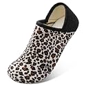 Fires Womens Mens Slippers with Rubber Sole Soft-Lightweight House Slipper Socks Around House Shoes Non Slip Indoor/Outdoor