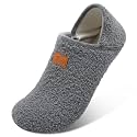 Fires Womens Mens Slippers with Rubber Sole Soft-Lightweight House Slipper Socks Around House Shoes Non Slip Indoor/Outdoor
