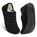 Fires Womens Mens Slippers with Rubber Sole Soft-Lightweight House Slipper Socks Around House Shoes Non Slip Indoor/Outdoor