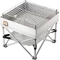 Fireside Outdoor Trailblazer Pop-Up Fire-pit 12"x12" - Camp Stove, Portable Fire Pits for Outside Wood Burning Stove, Portable Grill Charcoal, Camp Fire Pit for Camping Gear, Backyard - 3 lbs Weight