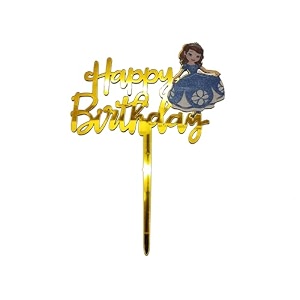 firmer happy birthday cake topper  acrylic decorating items for birthday  birthday cake decoration accessories for girls boys adults multicolor