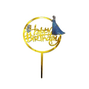 firmer happy birthday cake topper  acrylic decorating items for birthday  birthday cake decoration accessories for girls boys adults multicolor
