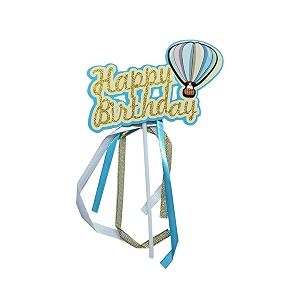 firmer happy birthday cake topper  acrylic decorating items  birthday theme  birthday cake decoration accessories for girls boys adults multicolor