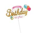 Firmer Happy Birthday Cake Topper | Acrylic Decorating Items |Birthday Theme | Birthday Cake Decoration Accessories For Girls Boys Adults| Multicolor