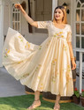First Affair Floral Print Viscose Rayon Anarkali