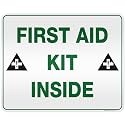First Aid Kit Inside Sign, 24x30 Inches, 3M EGP Reflective .080 Aluminum,