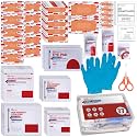 First Aid Kit Refill - Extra Replacement Supplies for First Aid Kits, Loose Packed Restock Supply Pack -77 Piece