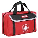 First Aid Kit - Waterproof Compact Small Emergency Medical Trauma Kit for Home, Travel, Camping, Hiking, Vehicle, Workplace Gift for Doctors, Parents, Travelers, Climbers (218 Piece Red)