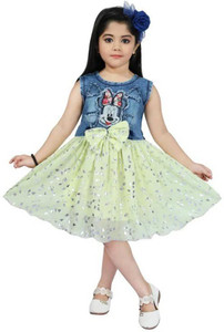 first bird girls midiknee length festivewedding dress yellow sleeveless