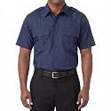 First Class 100% Polyester Short &amp; Long Sleeve Zippered Uniform Shirt 4 Pocket Hidden, Law Enforcement BDU Zipper Closure.