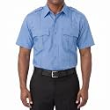 First Class 100% Polyester Short &amp; Long Sleeve Zippered Uniform Shirt 4 Pocket Hidden, Law Enforcement BDU Zipper Closure.