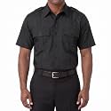 First Class 100% Polyester Short &amp; Long Sleeve Zippered Uniform Shirt 4 Pocket Hidden, Law Enforcement BDU Zipper Closure.
