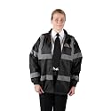 First Class High Visibility Water Resistant Raincoat Jacket and Pant With Reflective Stripes