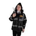 First Class High Visibility Water Resistant Raincoat Jacket and Pant With Reflective Stripes