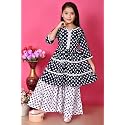 First DREAMGirls Pink Bandhani Printed with Cotton
