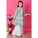 First DREAMGirls Pink Bandhani Printed with Cotton
