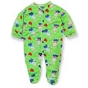 First Kick Baby Cotton Romper Sleep Suit One Piece Set for Baby Boys and Baby Girls (Green, 12-18 Months)