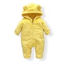 First Kick Unisex Baby Flannel Jumpsuit Classical