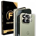 FIRST MART Black Camera Ring Guard Protector for Google Pixel 11 Pro Fold | Tempered Glass with Metal Alloy Rings, HD Clear, Scratch Resistant, Case-Friendly | Pack of 1