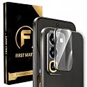 FIRST MART Black Camera Ring Guard Protector for Realme 16x | Tempered Glass with Metal Alloy Rings, HD Clear, Scratch Resistant, Case-Friendly | Pack of 1