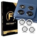 FIRST MART Silver Camera Ring Guard Protector for Motorola Edge 60 Stylus | Tempered Glass with Metal Alloy Rings, HD Clear, Scratch Resistant, Case-Friendly | Pack of 1