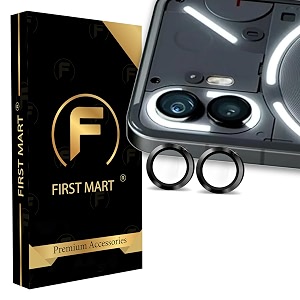 first mart camera lens protector for nothing phone 2 premium tempered glass camera lens protector ring cover fit case friendlly anti scratch black