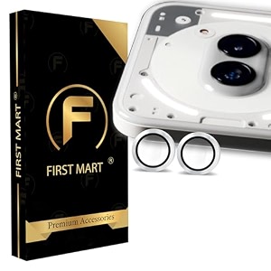 first mart camera lens protectors for nothing phone 2a tough hd individual aluminum alloy lens ring cover scratch resistant thin lens protection silver 1 pack