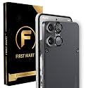 FIRST MART Camera Lens Protector for CMF Phone 2 Pro - 9H Tempered Glass Metal Alloy Rings, Military-Grade Anti-Scratch Camera Ring Guard, HD Clear, Case-Friendly Protection - Black