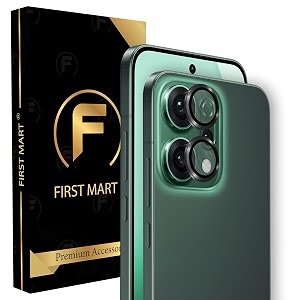 first mart black camera ring guard protector for oppo reno 14  tempered glass with metal alloy rings hd clear scratch resistant case-friendly  pack of 1