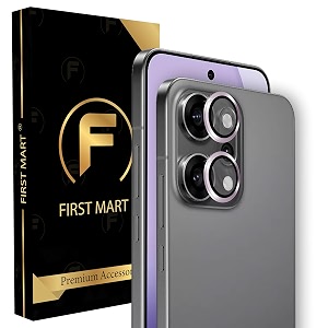 first mart pruple camera ring guard protector for oppo reno 14 pro  tempered glass with metal alloy rings hd clear scratch resistant case-friendly  pack of 1