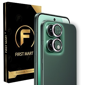first mart pruple camera ring guard protector for oppo reno 14  tempered glass with metal alloy rings hd clear scratch resistant case-friendly  pack of 1