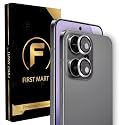 FIRST MART Pruple Camera Ring Guard Protector for Oppo Reno 14 Pro | Tempered Glass with Metal Alloy Rings, HD Clear, Scratch Resistant, Case-Friendly | Pack of 1