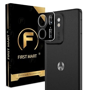 first mart premium camera lens protector tempered glass compatible for motorola edge 40 5g 655 inches with installation kit black pack of 1