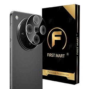 first mart premium camera lens protector tempered glass compatible for oppo find x pro 5g 67 inches with installation kit black pack of 1