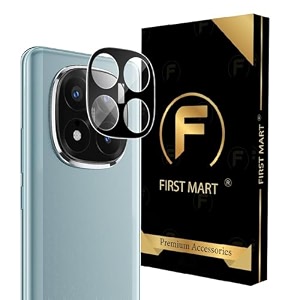 first mart premium camera lens protector tempered glass compatible for redmi note 14 pro plus 5g 667 inches with installation kit black pack of 1