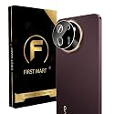 FIRST MART Premium Camera Lens Protector Tempered Glass Compatible For Vivo T3X (6.72 Inches) With Installation Kit |Black, Pack of 1