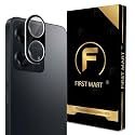 FIRST MART Premium Camera Lens Protector Tempered Glass Compatible For Redmi 13C 5G (6.74 Inches) With Installation Kit |Black, Pack of 1